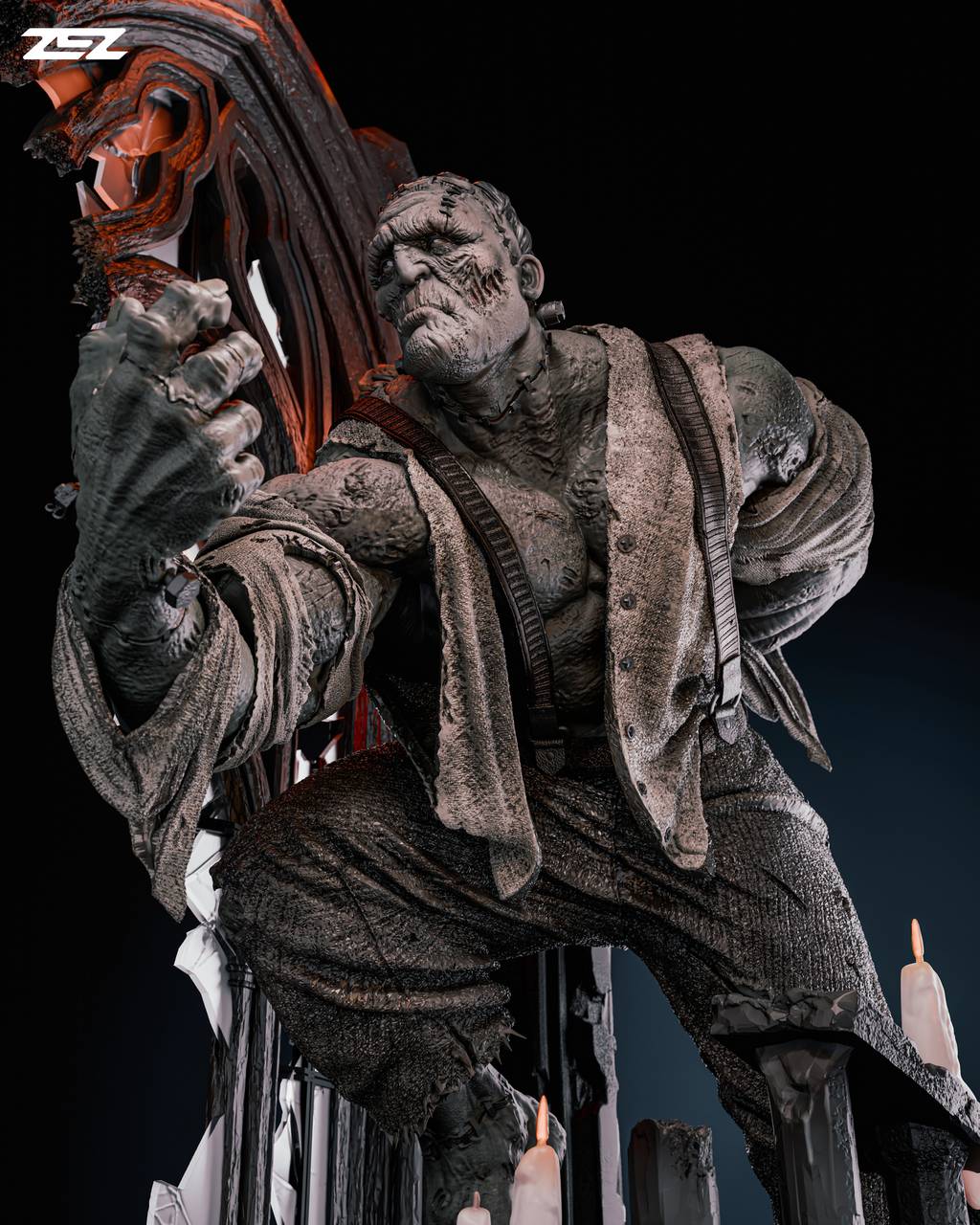 P站图纸印象馆 ZEZ STUDIOS 科学怪人 弗兰肯斯坦 ZEZ STUDIOS 科学怪人 弗兰肯斯坦