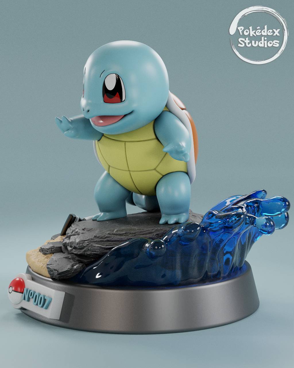 P站图纸印象馆 精灵宝可梦 杰尼龟 精灵宝可梦 杰尼龟