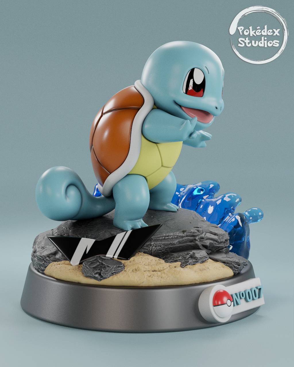 P站图纸印象馆 精灵宝可梦 杰尼龟 精灵宝可梦 杰尼龟