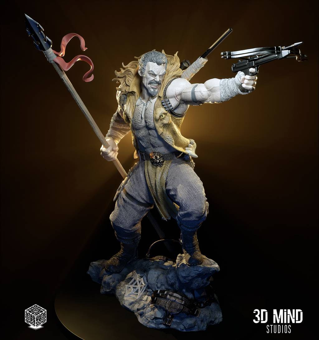 P站图纸印象馆 PolyMind 漫威 猎人克莱文 PolyMind 漫威 猎人克莱文