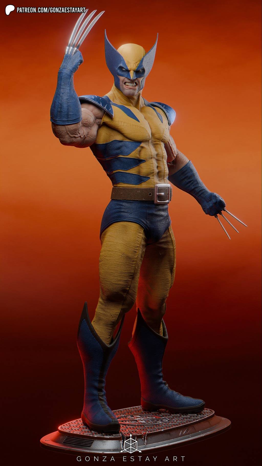 P站图纸印象馆 漫威 金钢狼 漫威 金钢狼