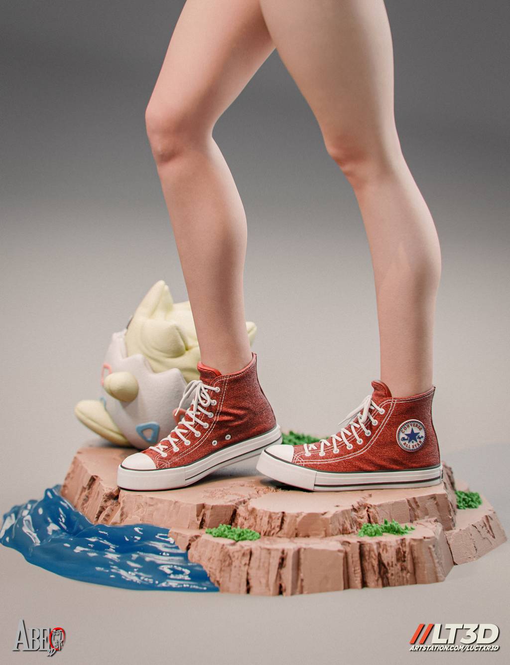 P站图纸印象馆 ABE3D 精灵宝可梦 小霞 ABE3D 精灵宝可梦 小霞