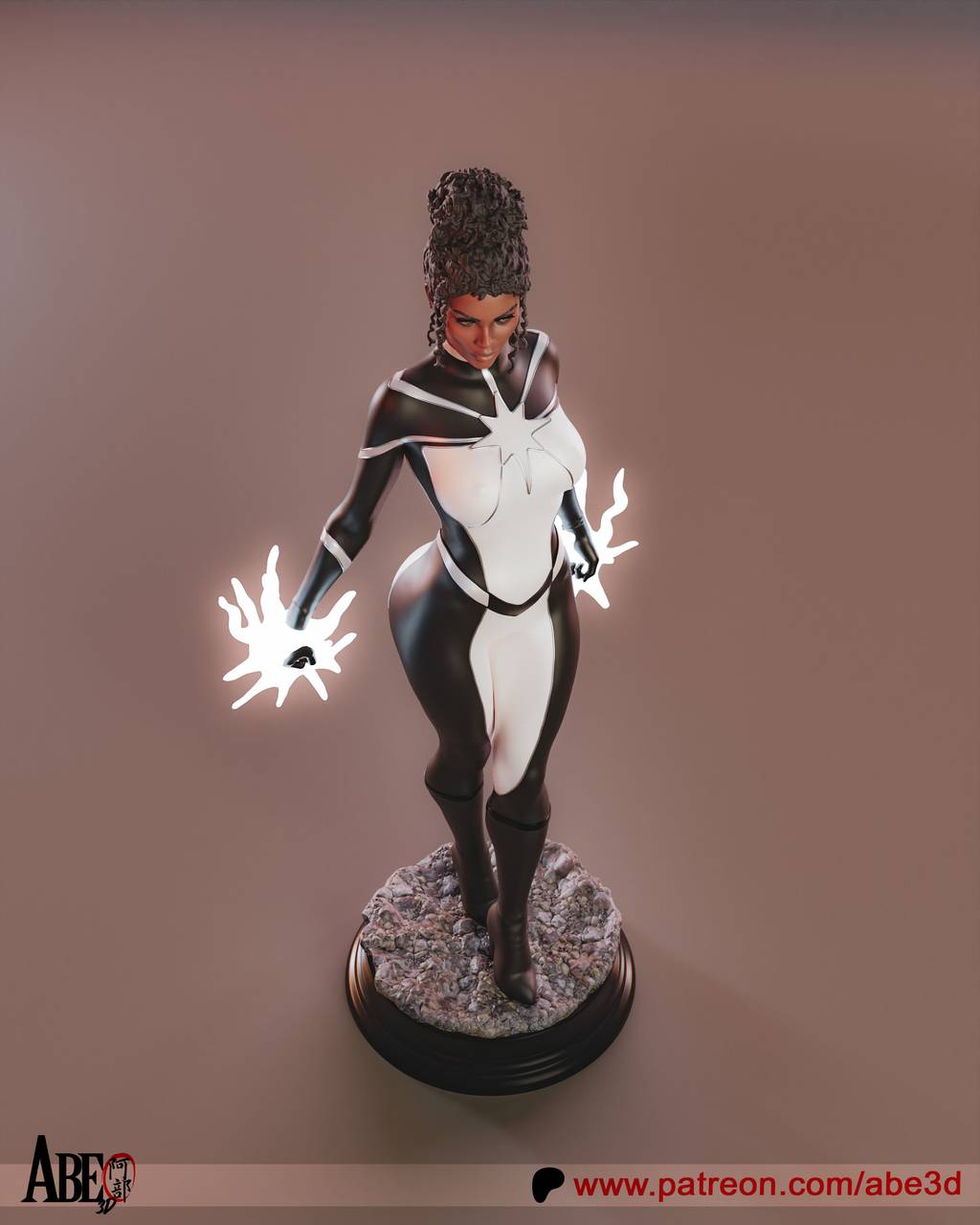 P站图纸印象馆 ABE3D 漫威 莫妮卡·兰博 ABE3D 漫威 莫妮卡·兰博