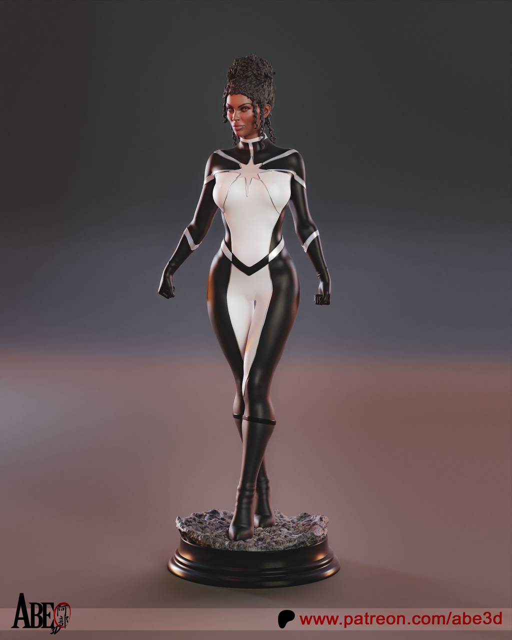 P站图纸印象馆 ABE3D 漫威 莫妮卡·兰博 ABE3D 漫威 莫妮卡·兰博