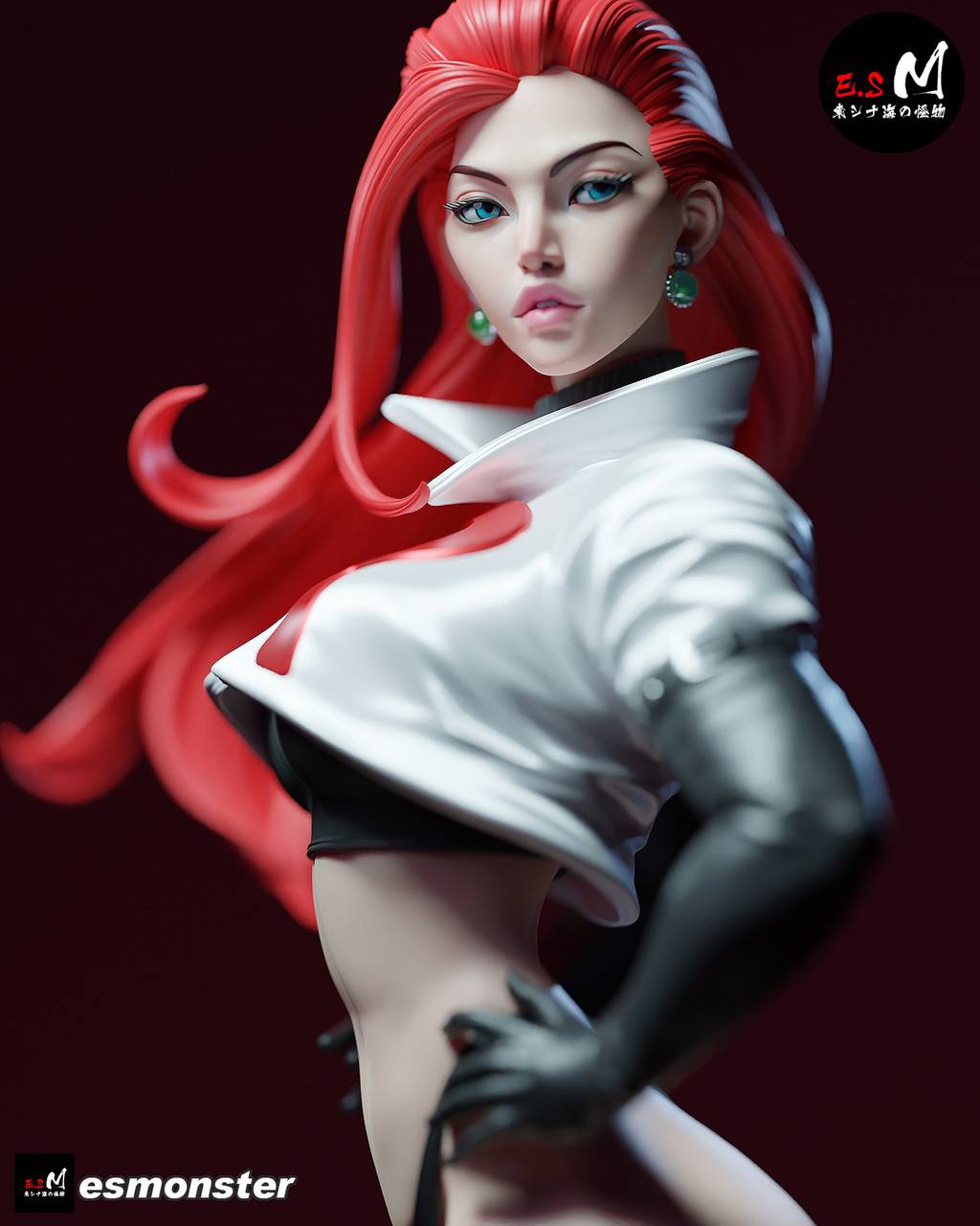 P站图纸印象馆 ESMonster 精灵宝可梦 武藏 ESMonster 精灵宝可梦 武藏