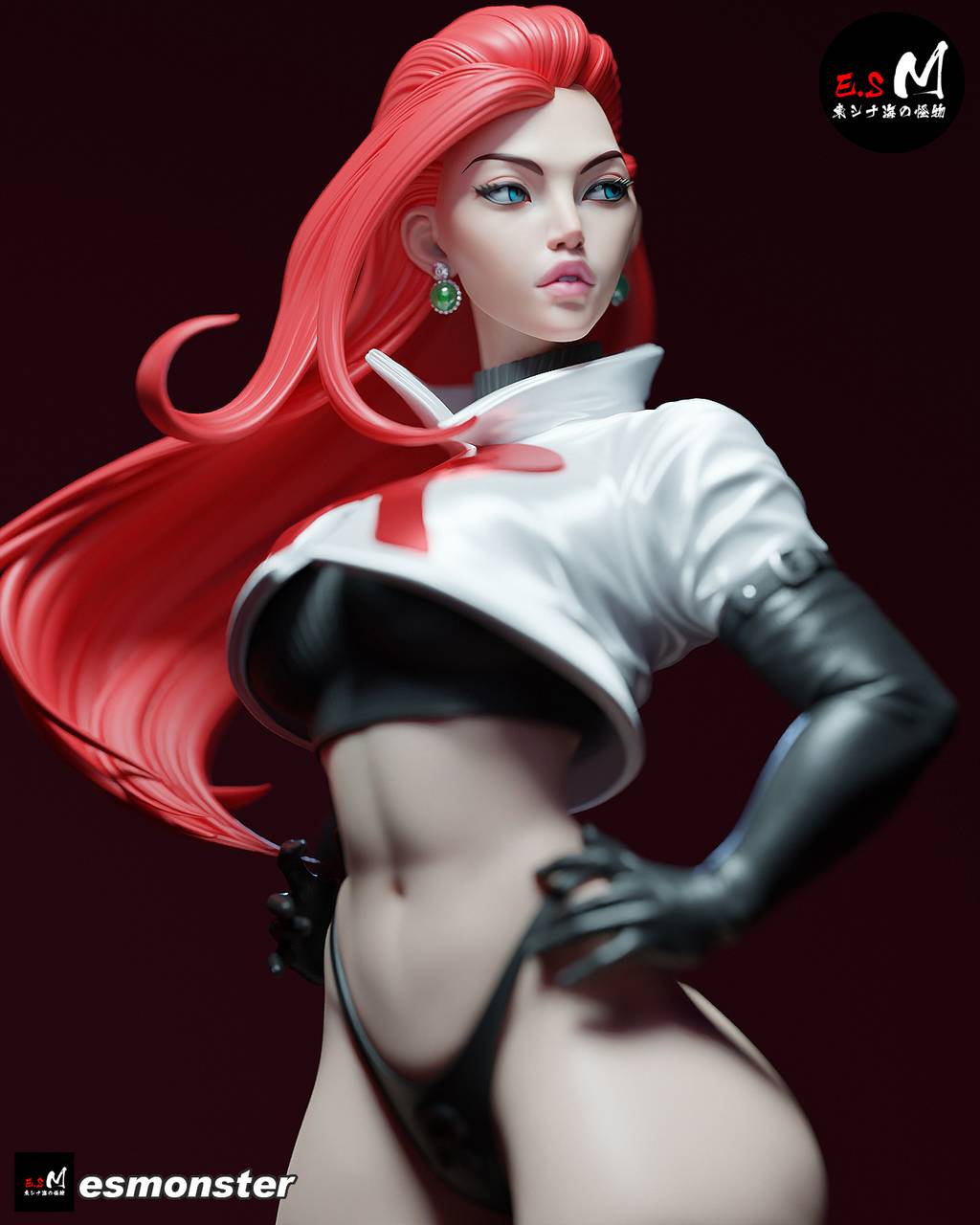 P站图纸印象馆 ESMonster 精灵宝可梦 武藏 ESMonster 精灵宝可梦 武藏