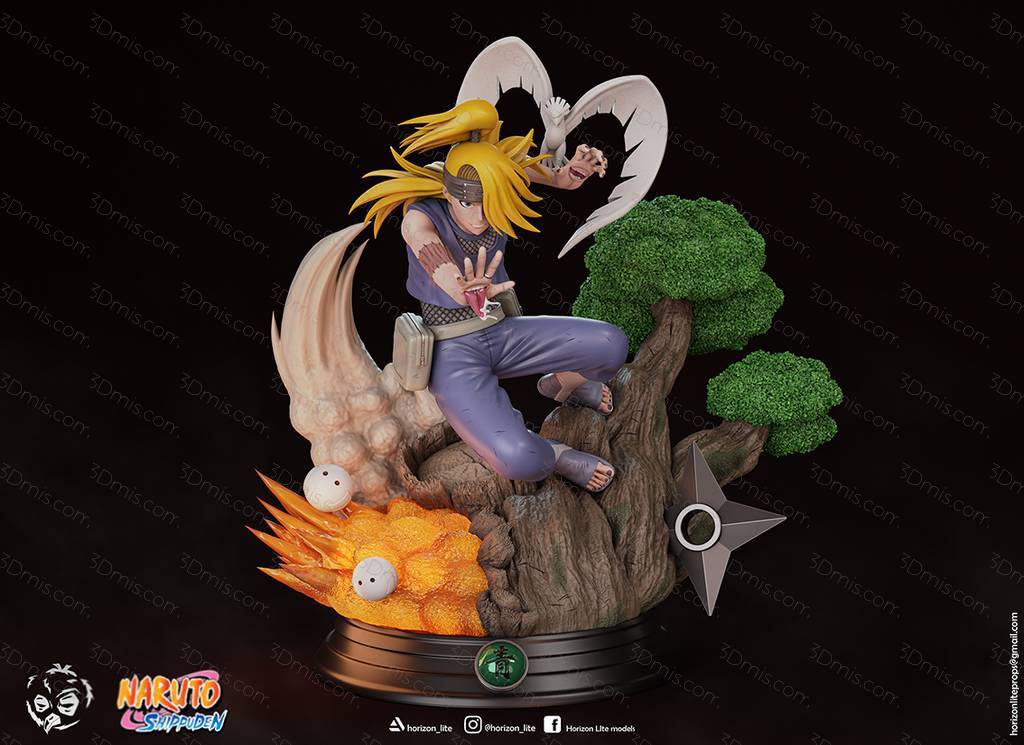 P站图纸印象馆 火影忍者 迪达拉 火影忍者 迪达拉