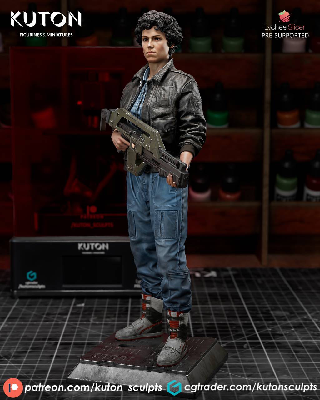 P站图纸印象馆 KUTON 异形 艾伦·雷普莉 KUTON 异形 艾伦·雷普莉