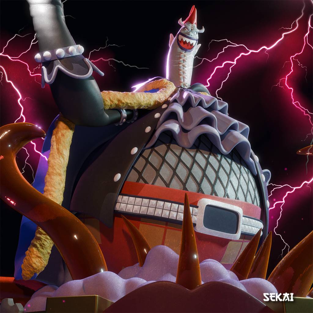 P站图纸印象馆 Sekai 海贼王 月光·莫利亚 Sekai 海贼王 月光·莫利亚