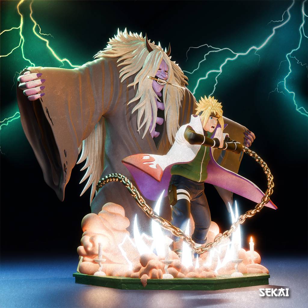 P站图纸印象馆 Sekai 火影忍者 波风水门 Sekai 火影忍者 波风水门