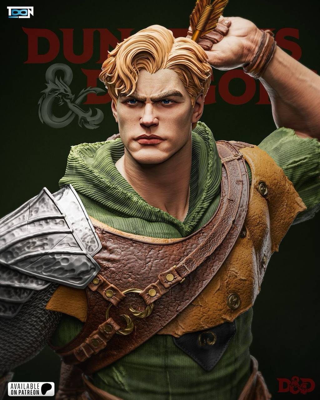 P站图纸印象馆 Toon Studios 龙与地下城 游侠汉克 Toon Studios 龙与地下城 游侠汉克