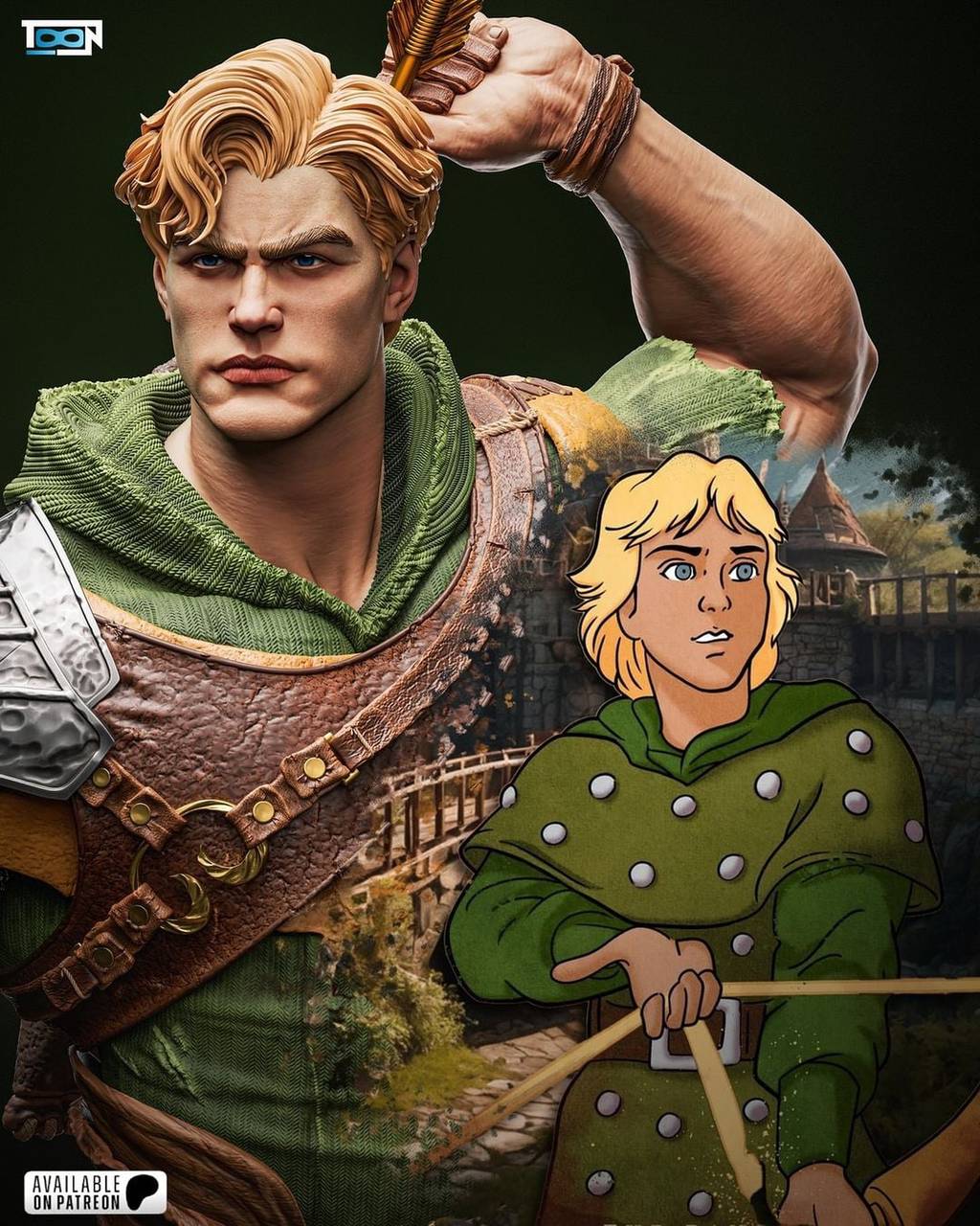 P站图纸印象馆 Toon Studios 龙与地下城 游侠汉克 Toon Studios 龙与地下城 游侠汉克