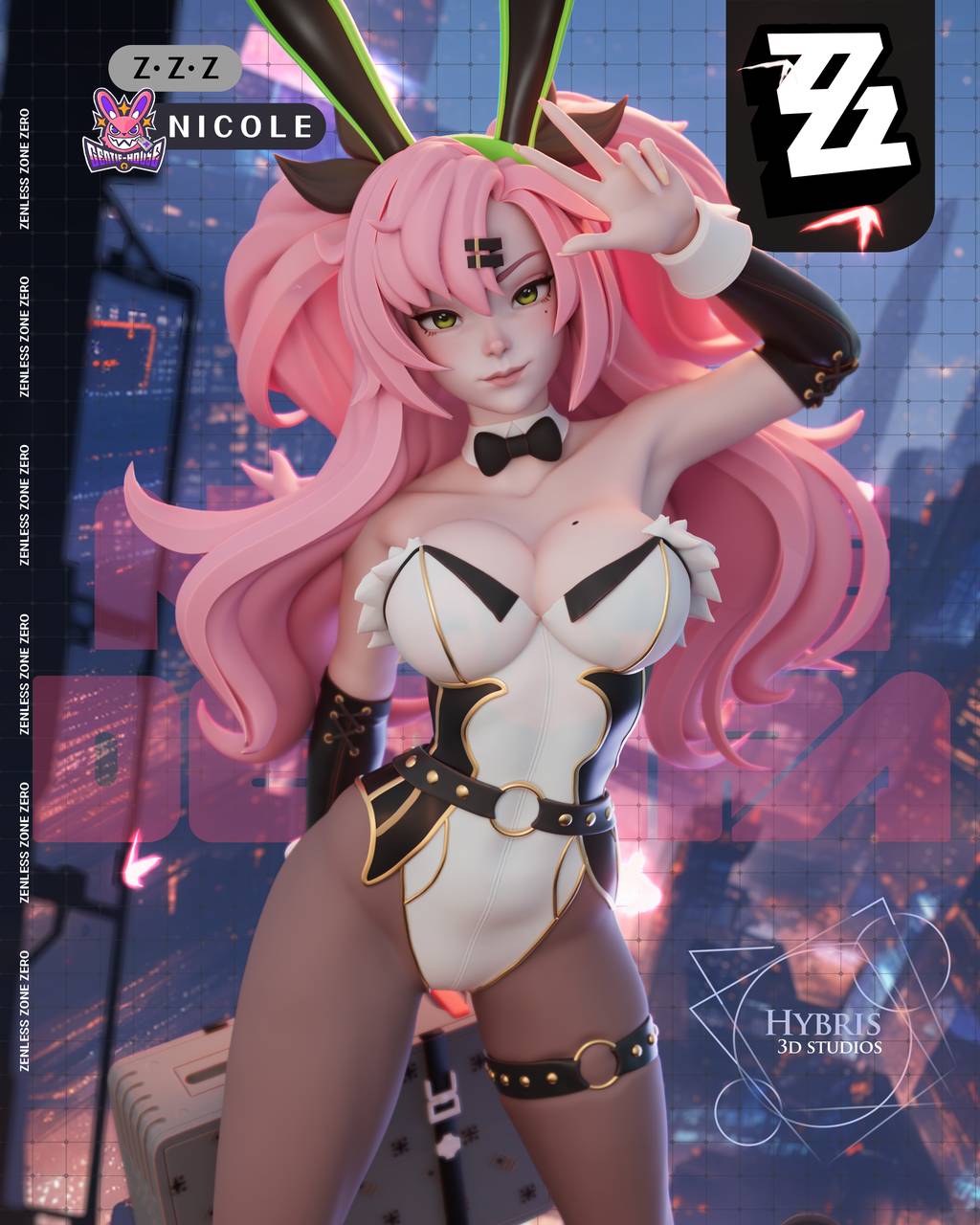 P站图纸印象馆 Hybris 绝区零 妮可·德玛拉 Hybris 绝区零 妮可·德玛拉