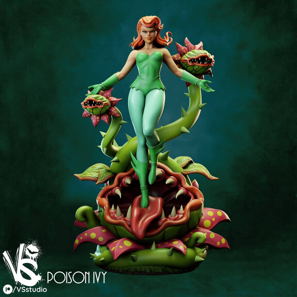 P站图纸印象馆 DC漫画 毒藤女 DC漫画 毒藤女