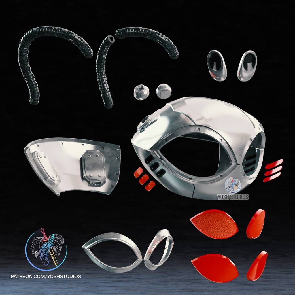 P站图纸印象馆 Yosh DC漫画 黑蝠鲼头罩 Yosh DC漫画 黑蝠鲼头罩