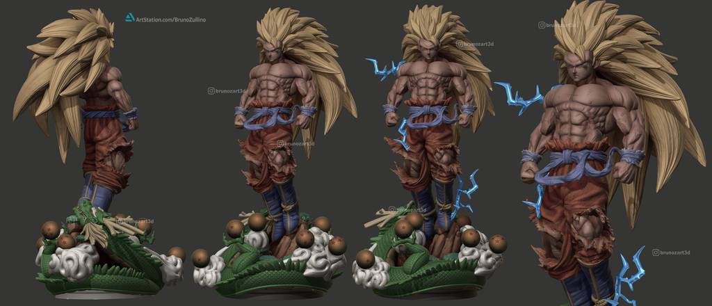 P站图纸印象馆 龙珠 悟空超赛三 龙珠 悟空超赛三