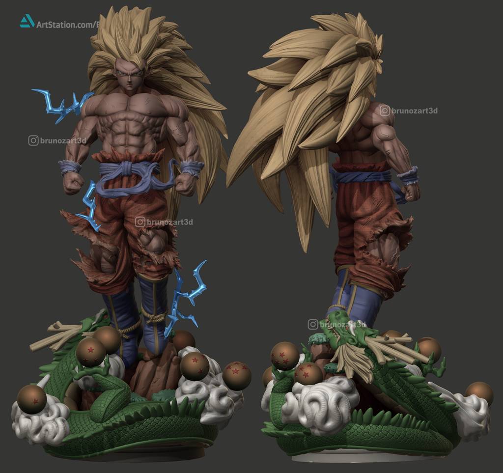 P站图纸印象馆 龙珠 悟空超赛三 龙珠 悟空超赛三