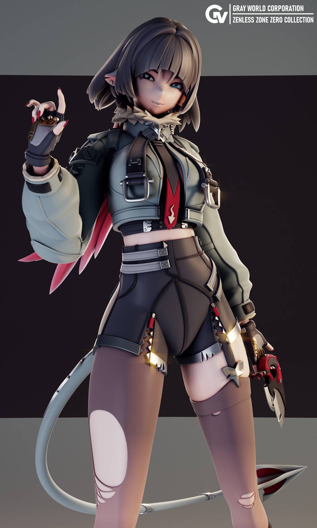 P站图纸印象馆 GrayWorld 绝区零 简·杜 GrayWorld 绝区零 简·杜