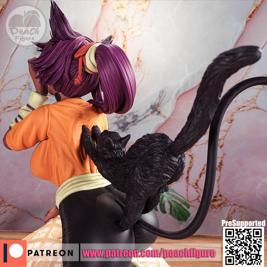 P站图纸印象馆 Peach Figure 死神 四枫院夜一 Peach Figure 死神 四枫院夜一