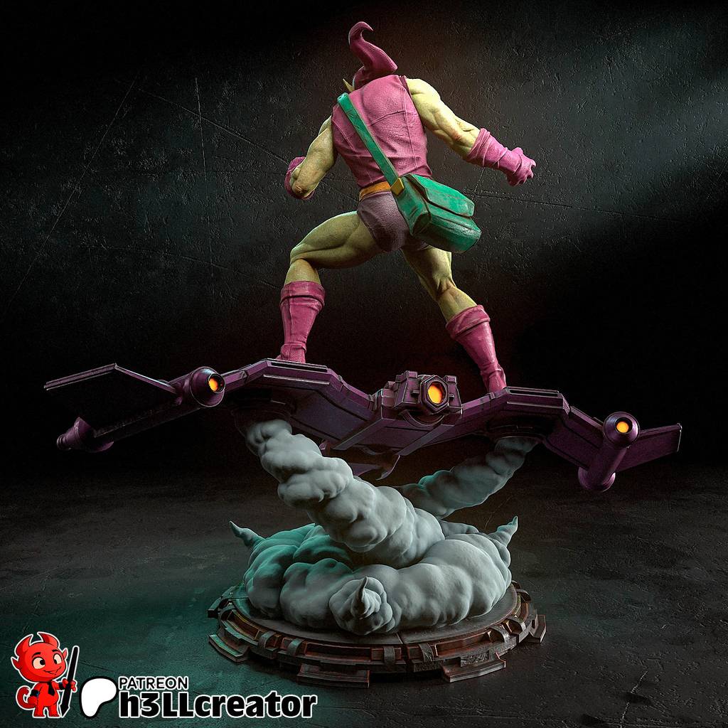 P站图纸印象馆 H3LL 漫威 绿恶魔 诺曼·奥斯本 H3LL 漫威 绿恶魔 诺曼·奥斯本