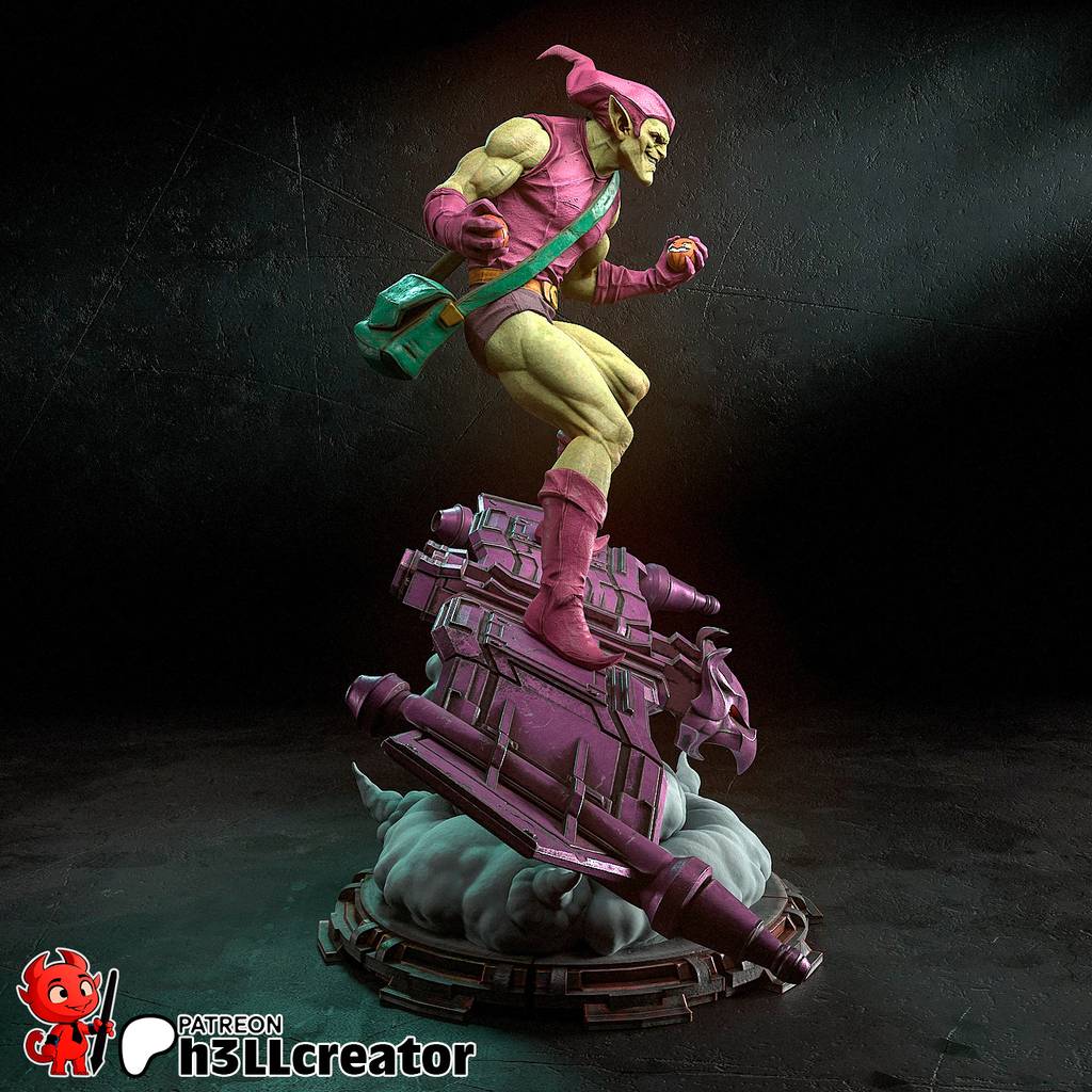 P站图纸印象馆 H3LL 漫威 绿恶魔 诺曼·奥斯本 H3LL 漫威 绿恶魔 诺曼·奥斯本