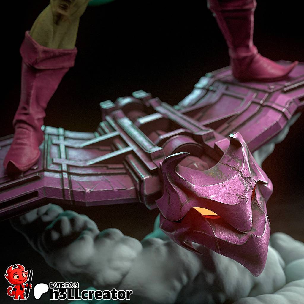 P站图纸印象馆 H3LL 漫威 绿恶魔 诺曼·奥斯本 H3LL 漫威 绿恶魔 诺曼·奥斯本