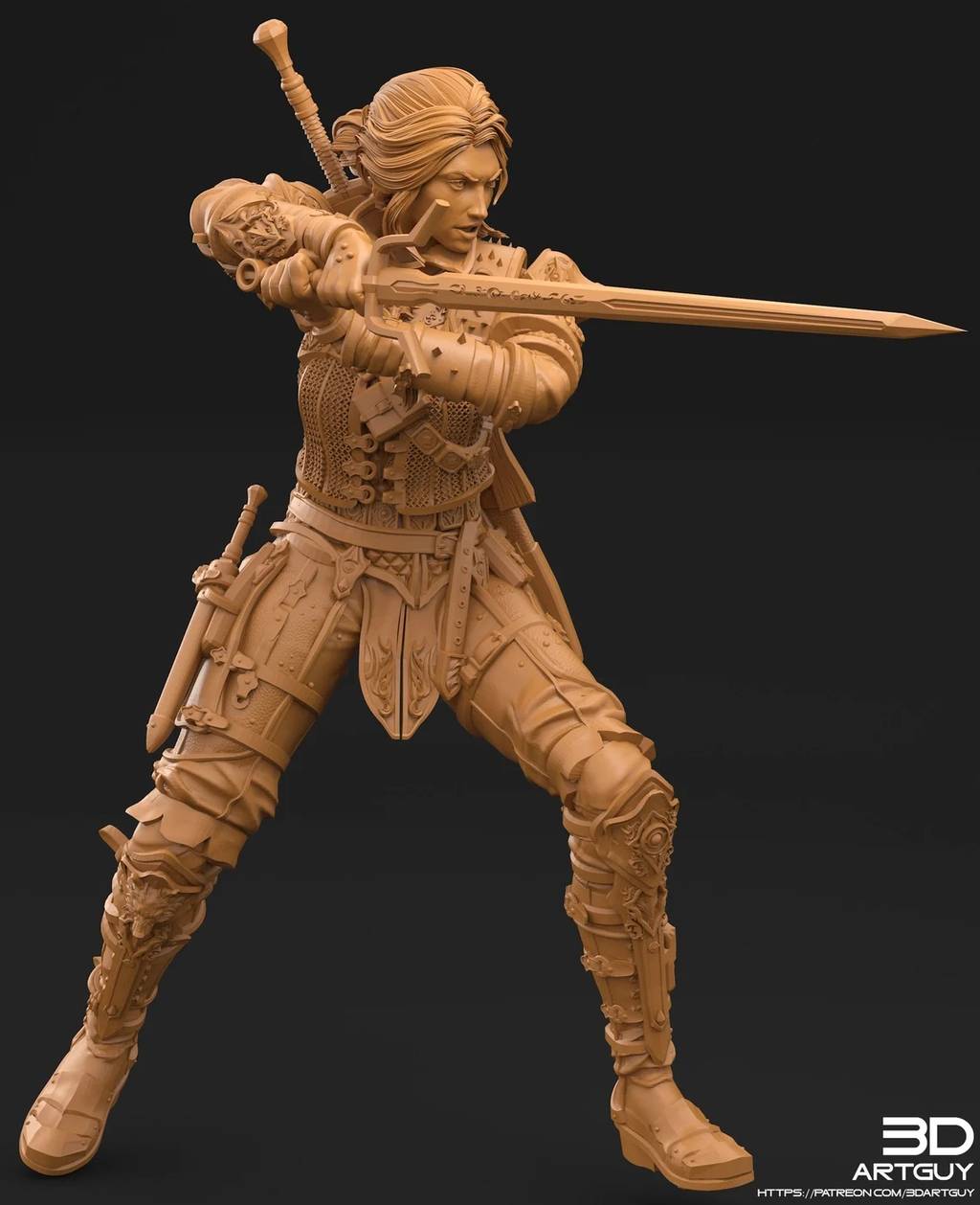 P站图纸印象馆 3DArtGuy 怪物猎人 3DArtGuy 怪物猎人