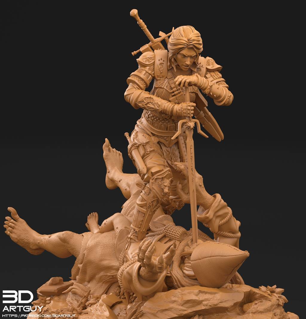 P站图纸印象馆 3DArtGuy 怪物猎人 3DArtGuy 怪物猎人