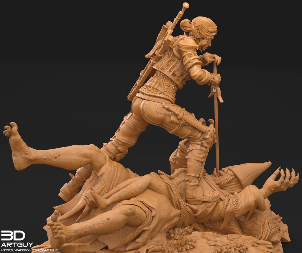 P站图纸印象馆 3DArtGuy 怪物猎人 3DArtGuy 怪物猎人