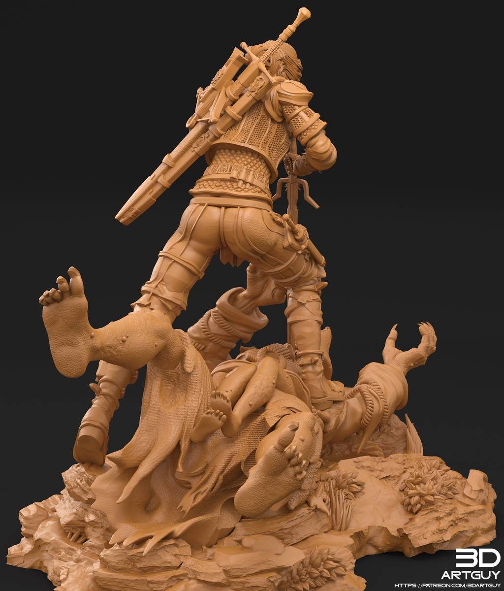 P站图纸印象馆 3DArtGuy 怪物猎人 3DArtGuy 怪物猎人