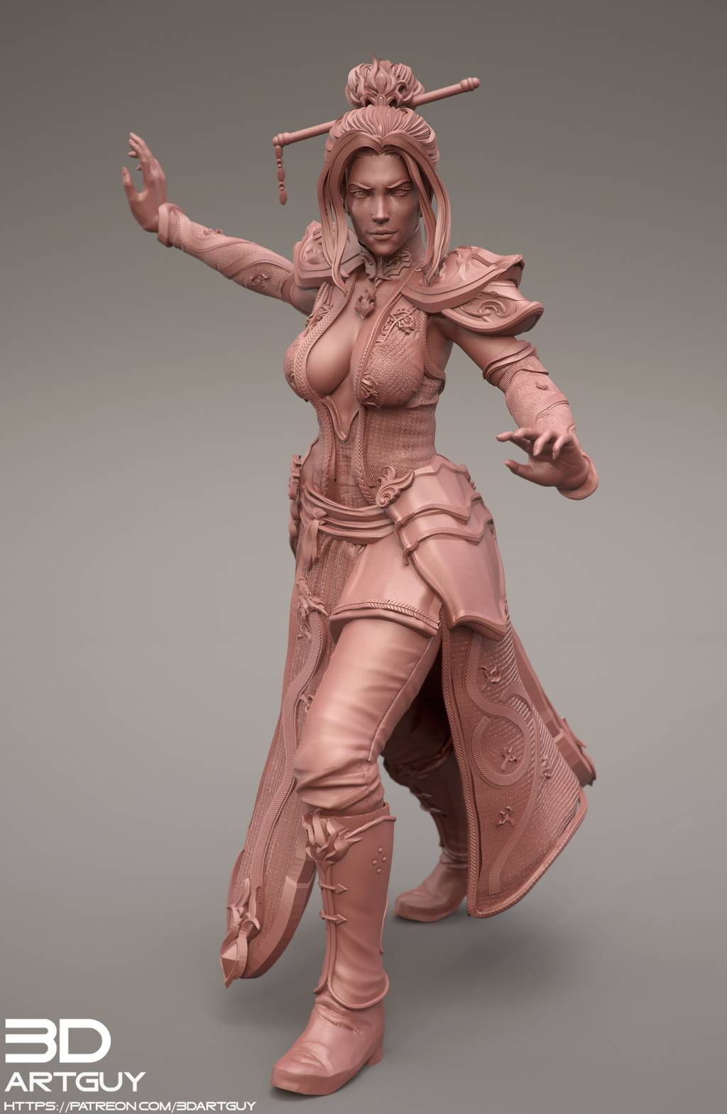 P站图纸印象馆 3DArtGuy 火龙女王 3DArtGuy 火龙女王