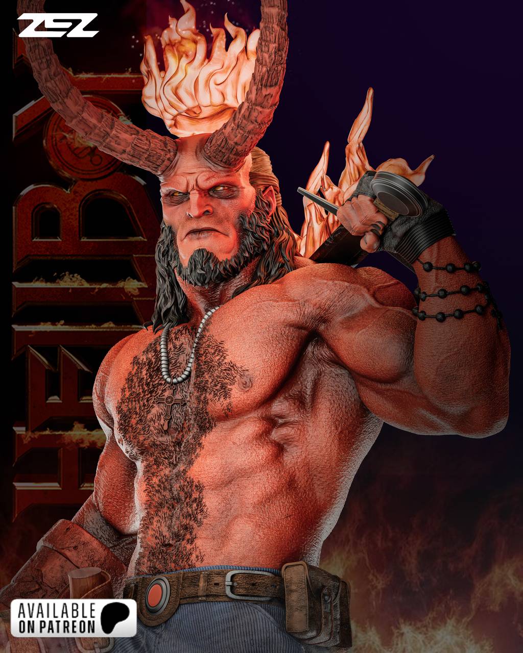 P站图纸印象馆 ZEZ STUDIOS 地狱男爵 ZEZ STUDIOS 地狱男爵