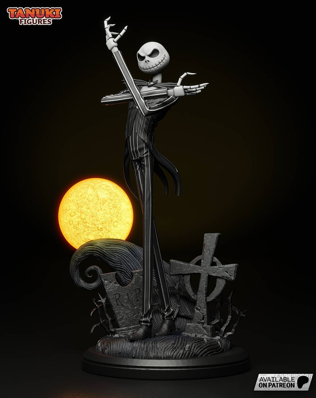 P站图纸印象馆 Tanuki Figures 圣诞夜惊魂 骷髅杰克 Tanuki Figures 圣诞夜惊魂 骷髅杰克