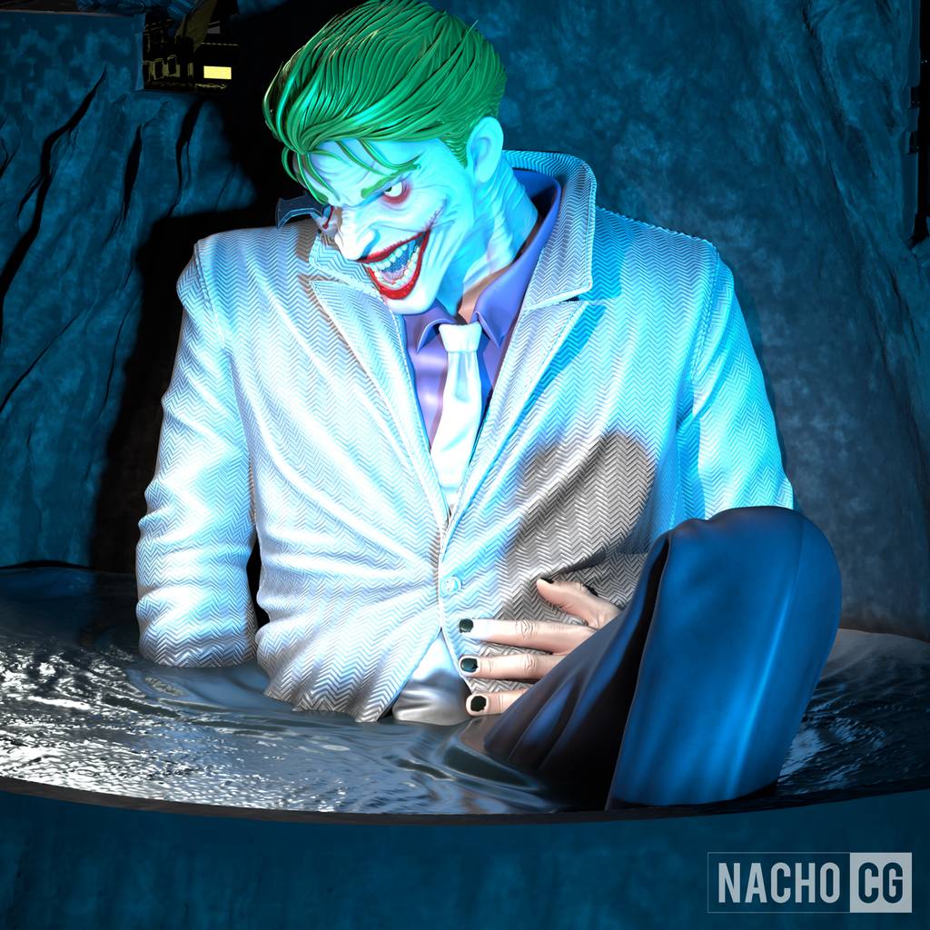 P站图纸印象馆 Nacho CG DC漫画 小丑 Nacho CG DC漫画 小丑