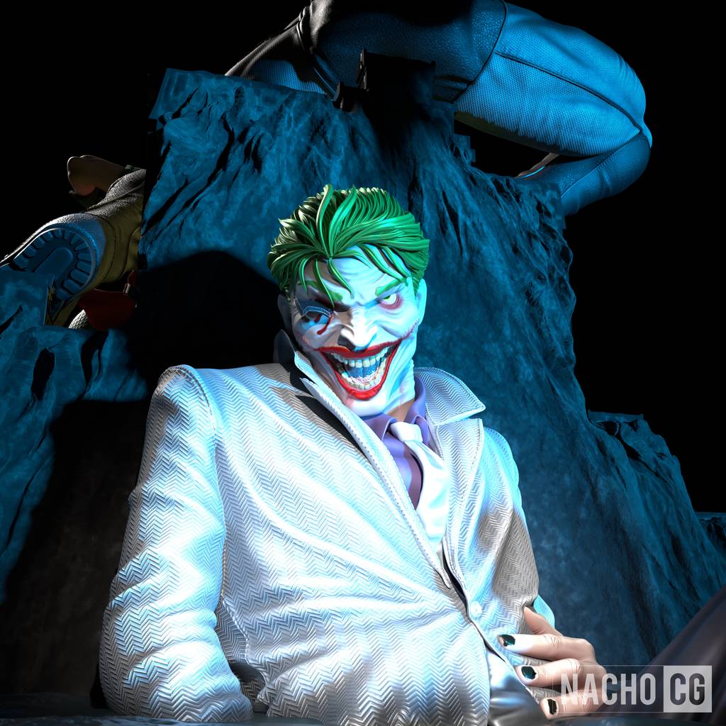 P站图纸印象馆 Nacho CG DC漫画 小丑 Nacho CG DC漫画 小丑