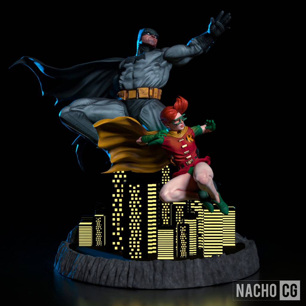 P站图纸印象馆 Nacho CG DC漫画 蝙蝠侠和凯莉·凯利 Nacho CG DC漫画 蝙蝠侠和凯莉·凯利