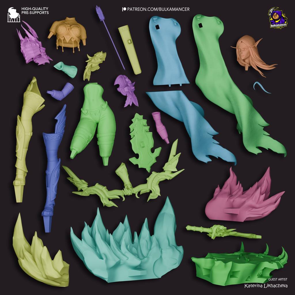 P站图纸印象馆 Bulkamancer 魔兽世界 希尔瓦娜斯 Bulkamancer 魔兽世界 希尔瓦娜斯