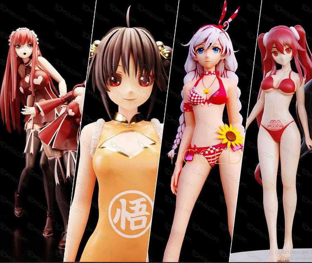 P站图纸印象馆 动漫女孩 动漫女孩