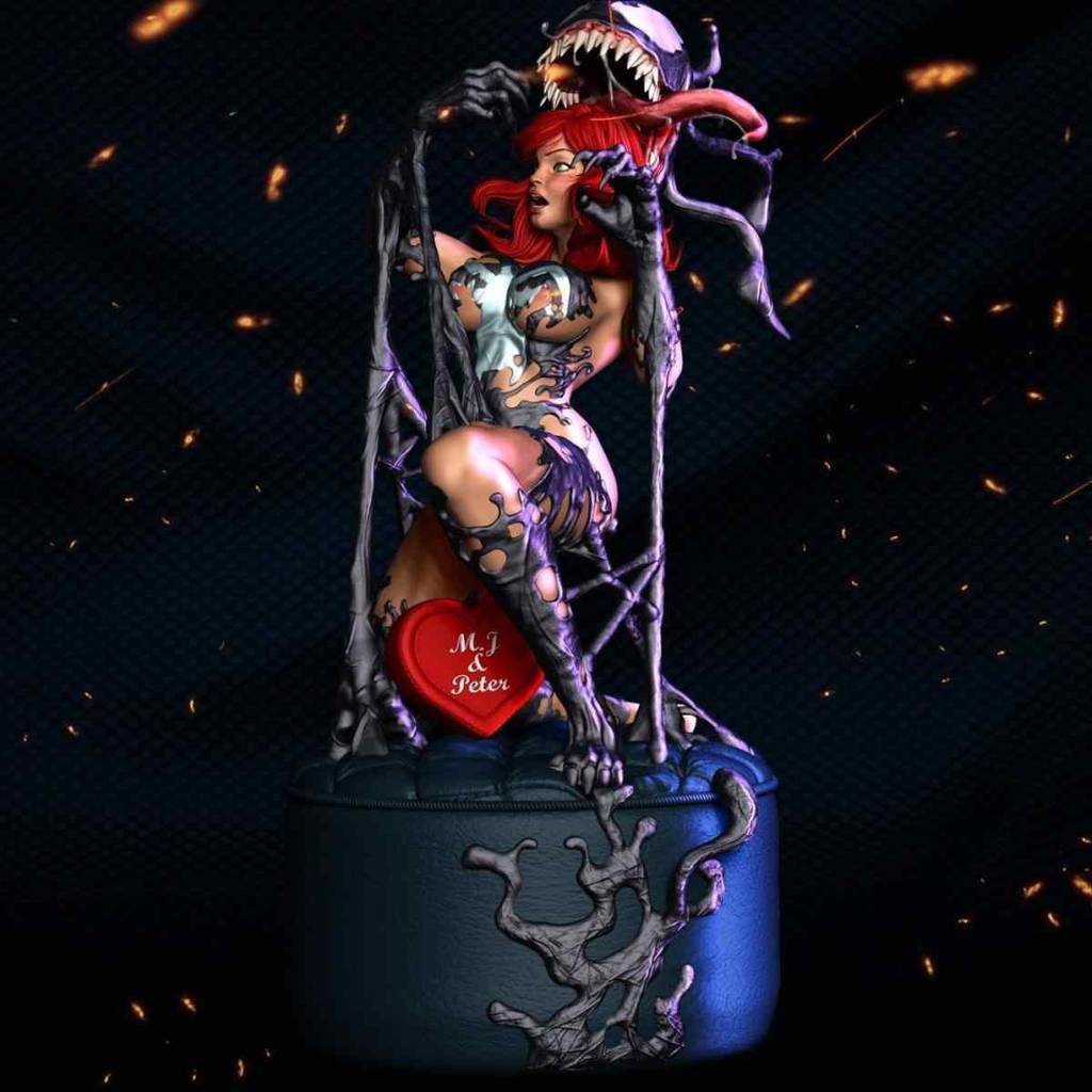 P站图纸印象馆 漫威 玛丽·简·毒液版 漫威 玛丽·简·毒液版