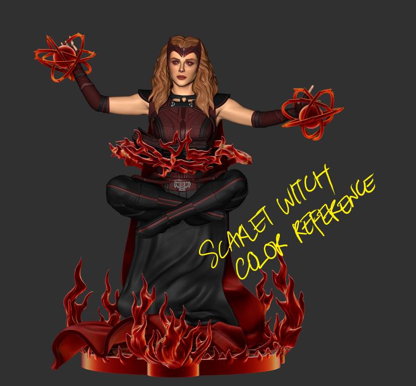 P站图纸印象馆 漫威 绯红女巫 漫威 绯红女巫