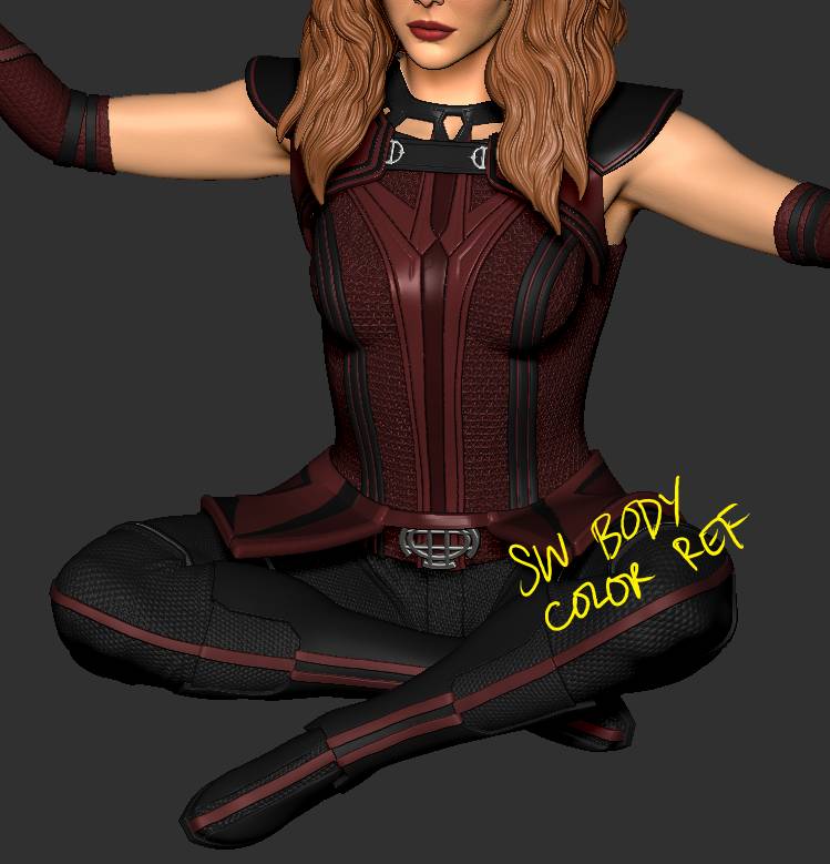 P站图纸印象馆 漫威 绯红女巫 漫威 绯红女巫