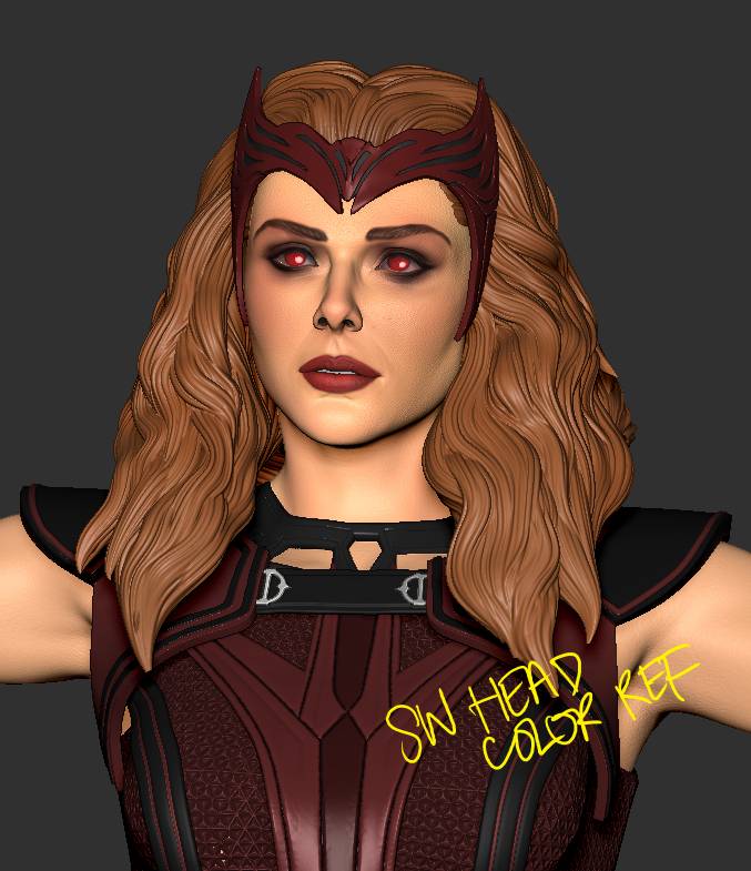 P站图纸印象馆 漫威 绯红女巫 漫威 绯红女巫