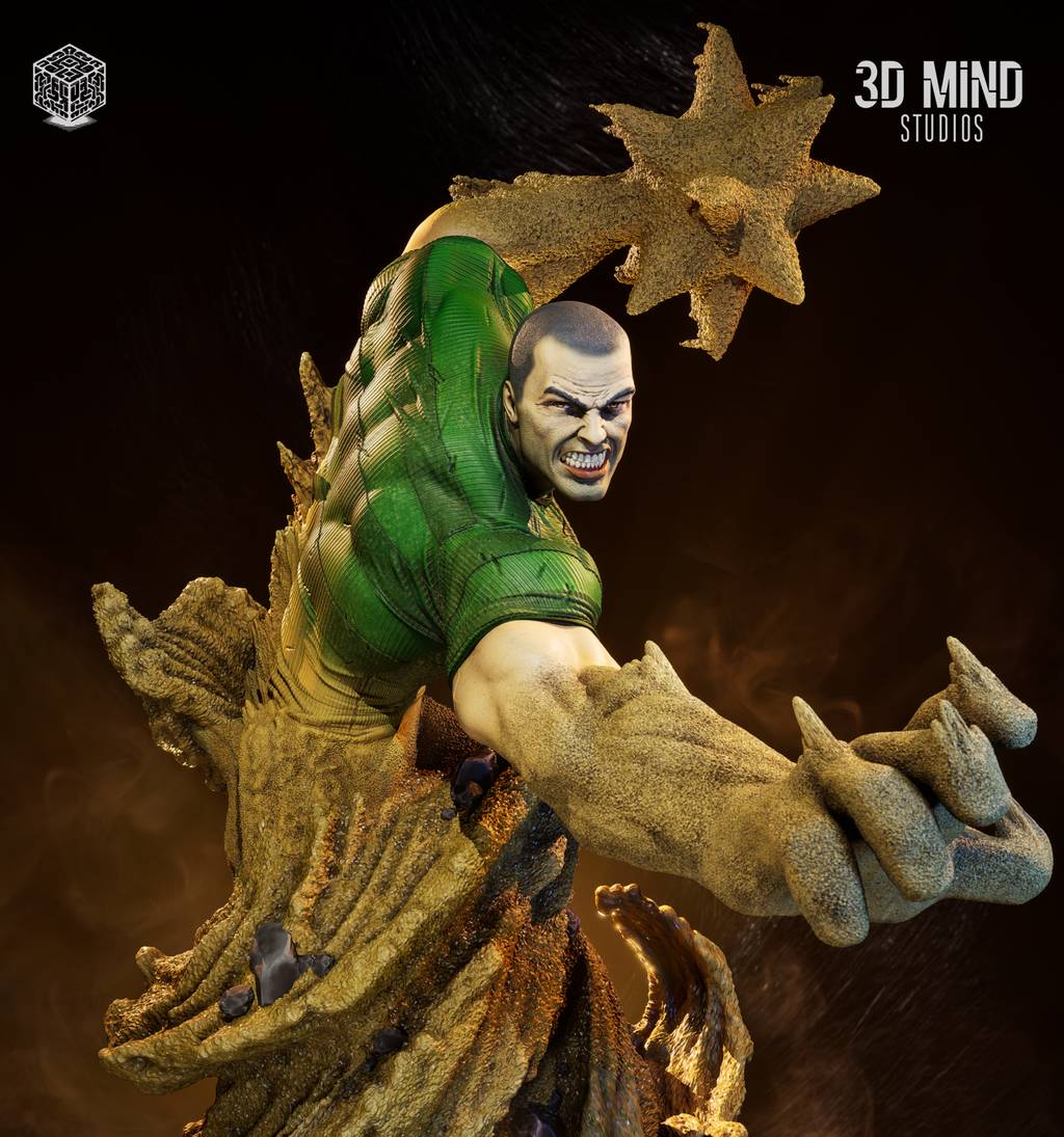 P站图纸印象馆 PolyMind 漫威 沙人 PolyMind 漫威 沙人