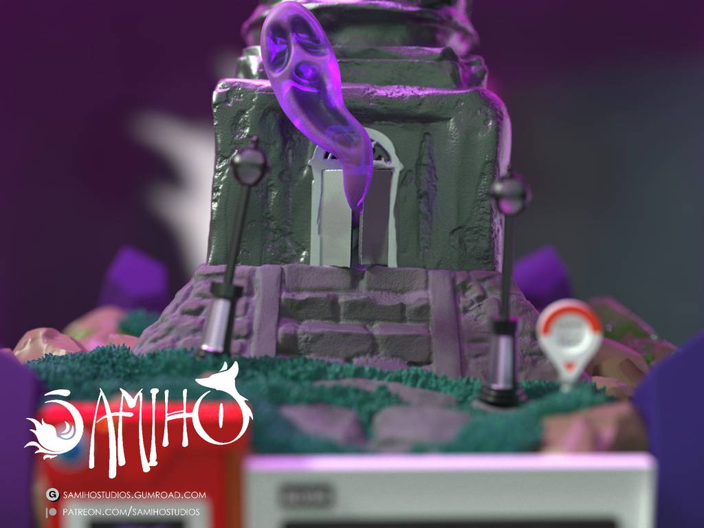 P站图纸印象馆 Samiho 精灵宝可梦 耿鬼 Samiho 精灵宝可梦 耿鬼