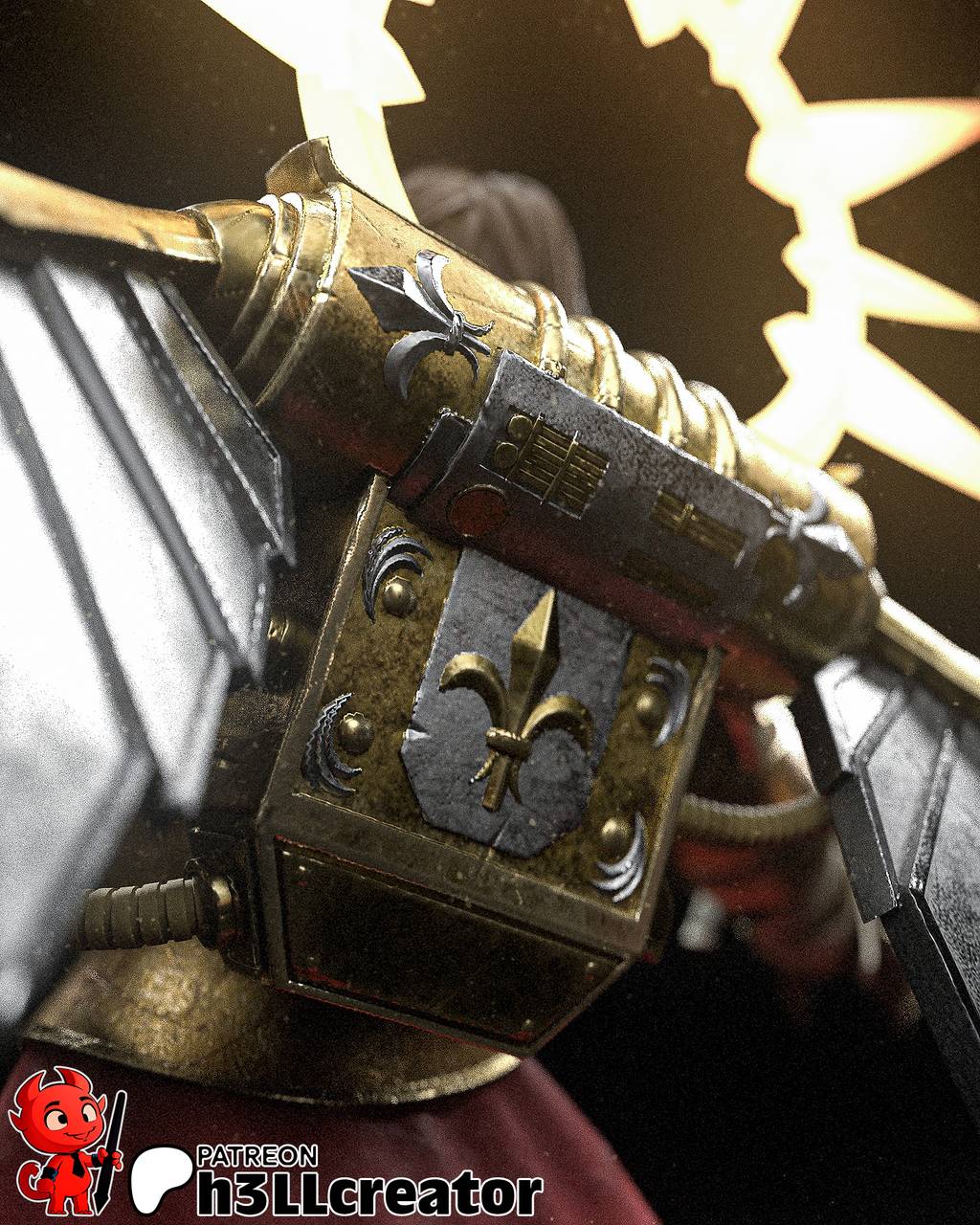 P站图纸印象馆 H3LL 战锤40k 圣人赛勒丝汀 H3LL 战锤40k 圣人赛勒丝汀