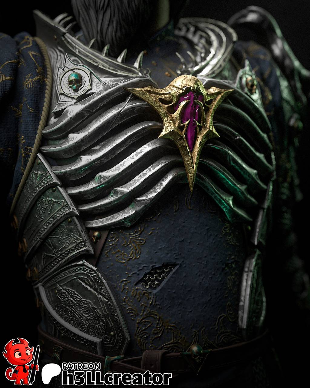 P站图纸印象馆 H3LL 博德之门 凯瑟里克·索姆将军 H3LL 博德之门 凯瑟里克·索姆将军