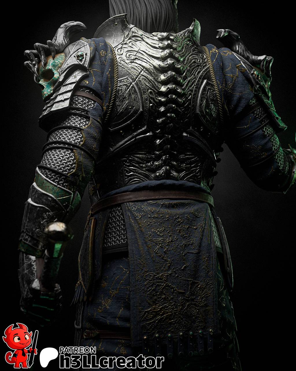 P站图纸印象馆 H3LL 博德之门 凯瑟里克·索姆将军 H3LL 博德之门 凯瑟里克·索姆将军