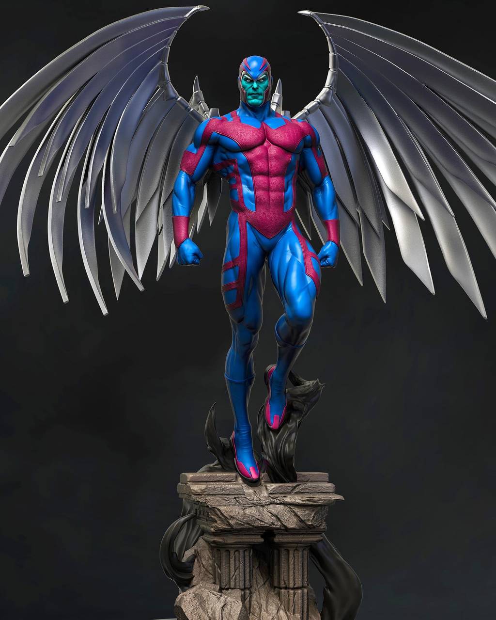 P站图纸印象馆 漫威 钢铁之翼 天使长 漫威 钢铁之翼 天使长