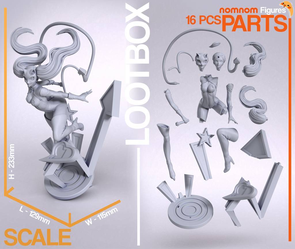 P站图纸印象馆 NomNom 女神异闻录 高卷杏 NomNom 女神异闻录 高卷杏