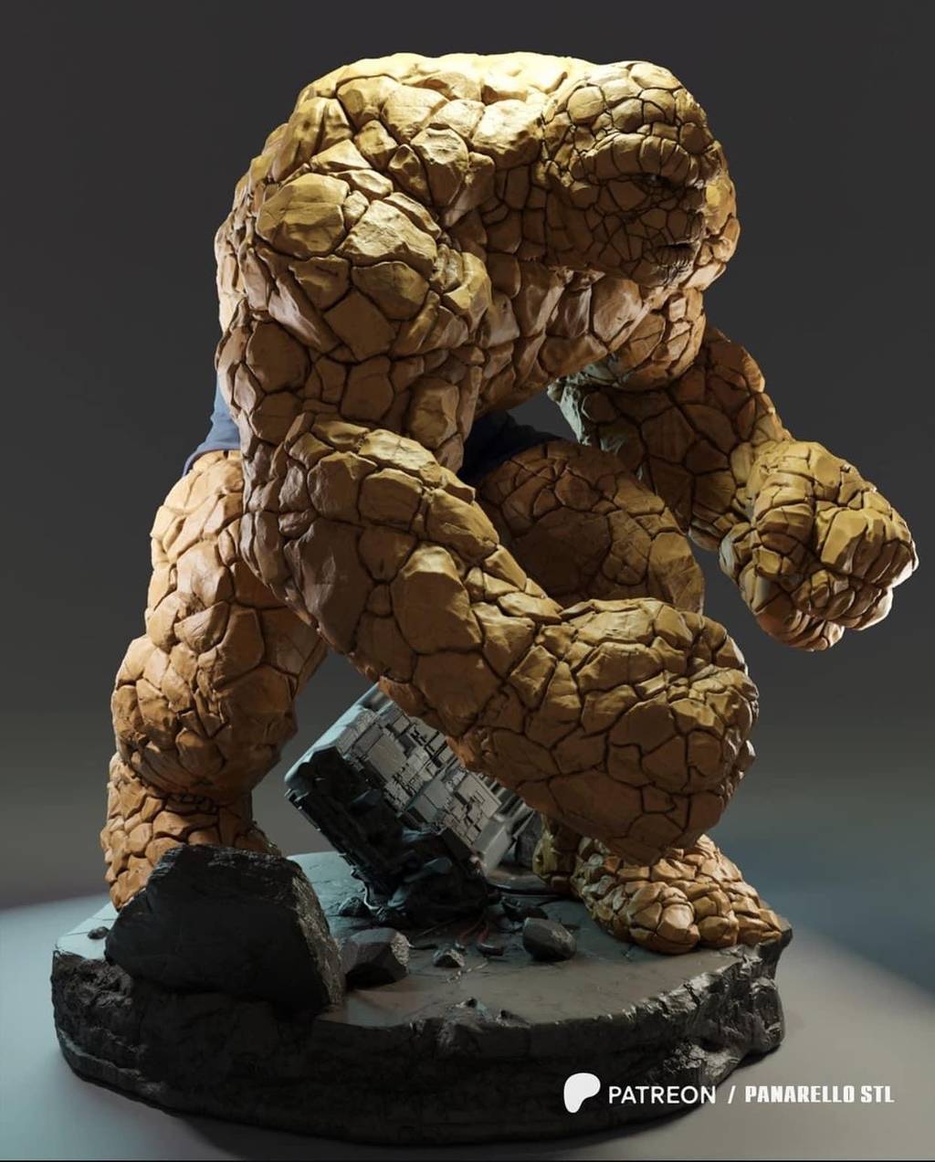 P站图纸印象馆 Panarello 漫威 石头人 Panarello 漫威 石头人